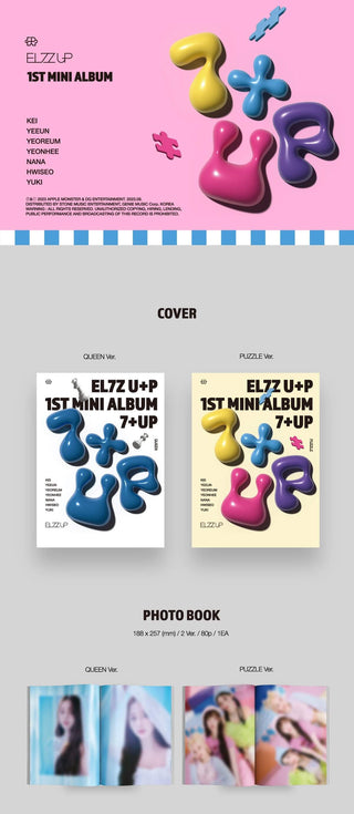 EL7Z UP 1st Mini Album 7+UP Inclusions Cover Photobook