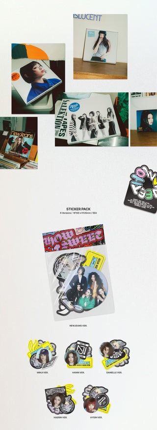NewJeans 2nd Single Album How Sweet - Standard Version Inclusions: Sticker Pack