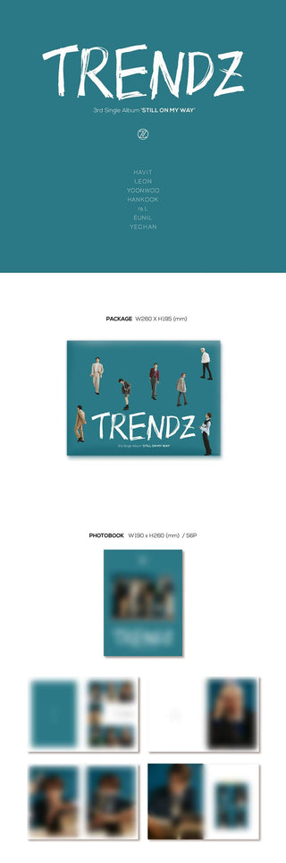 TRENDZ 3rd Single Album STILL ON MY WAY Inclusions Package Photobook