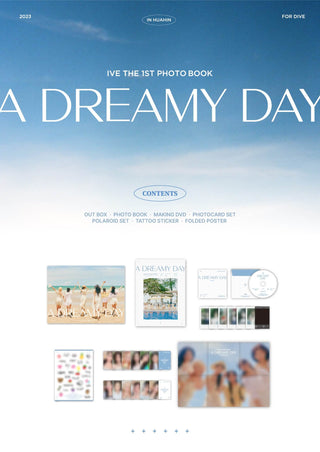 IVE THE 1ST PHOTOBOOK A DREAMY DAY Inclusions Product Info