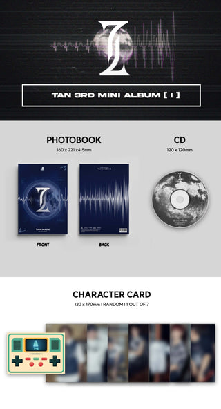 TAN 3rd Mini Album TAN MADE [ I ] Inclusions Photobook CD Character Card 