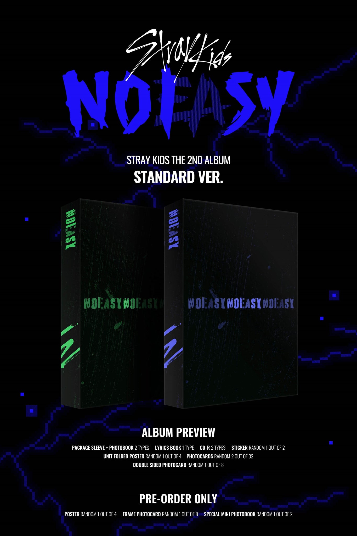 Stray Kids 2nd Full Album NOEASY Standard Version Album Info