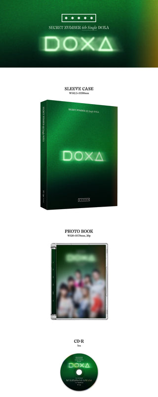 SECRET NUMBER 6th Single Album DOXA Inclusions Sleeve Case Photobook CD