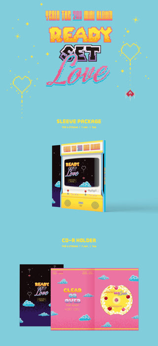 Yerin 2nd Mini Album Ready, Set, LOVE Inclusions Sleeve Package CD & Holder