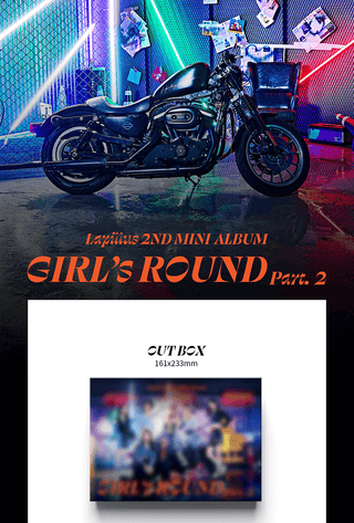 Lapillus 2nd Mini Album GIRL's ROUND Part. 2 Inclusions Out Box