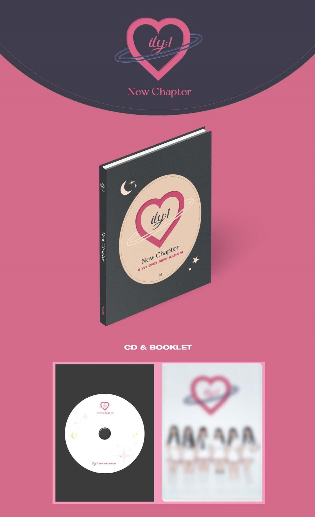 ILY:1 2nd Mini Album New Chapter SET Inclusions CD Booklet