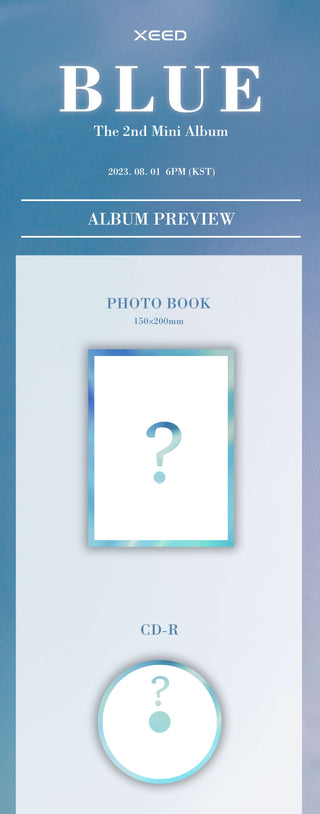 XEED 2nd Mini Album BLUE Inclusions Photobook CD