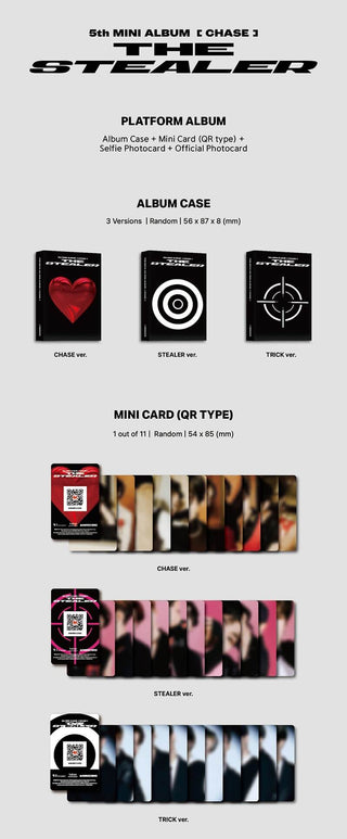 THE BOYZ CHASE (Platform Ver.) Inclusions Album Case Mini Card QR Type