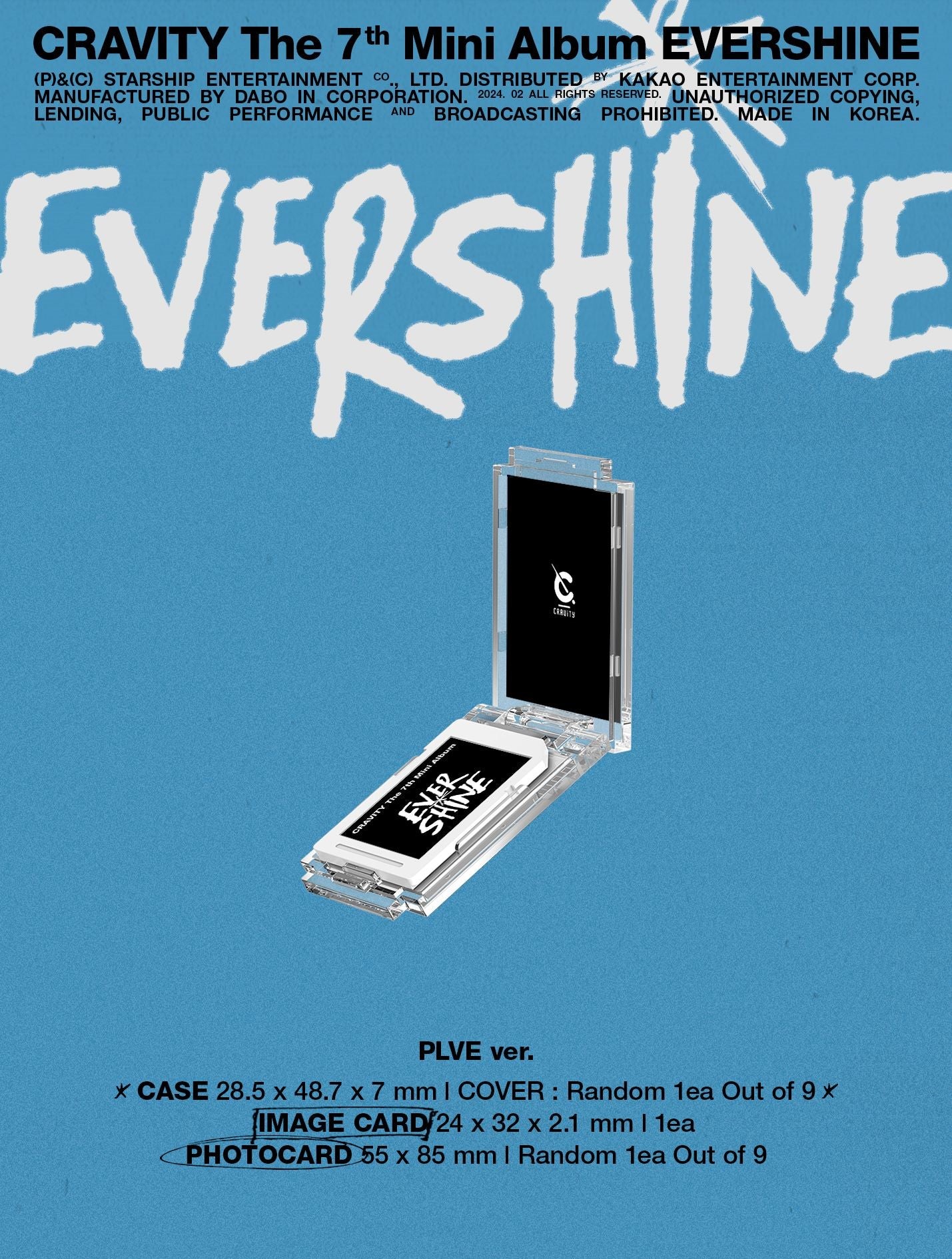 CRAVITY 7th Mini Album EVERSHINE - PLVE Version