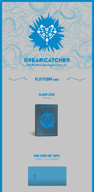 Dreamcatcher Apocalypse : From us - Platform Version Inclusions Album Case Mini Card QR Card