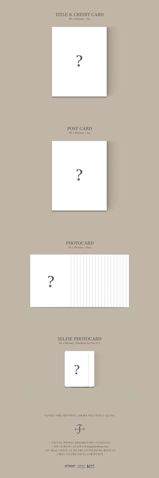 Joohoney 1st Mini Album LIGHTS - KiT Version Inclusions Title & Credit Card Postcard Photocard Selfie Photocard 