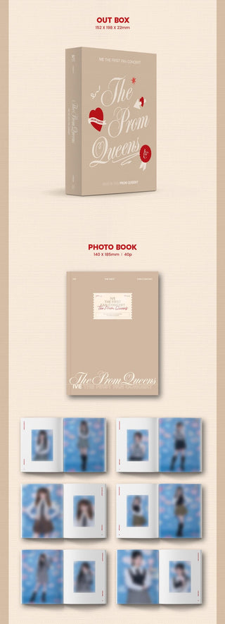 IVE THE FIRST FAN CONCERT The Prom Queens KiT Inclusions Out Box Photobook 