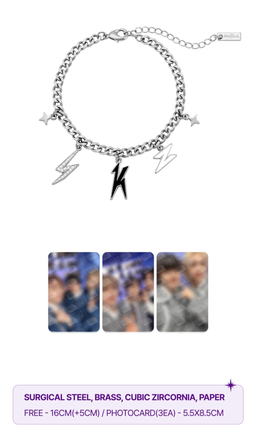 Stray Kids 4th Fanmeeting SKZ'S MAGIC SCHOOL Official Merch - Charm Bracelet