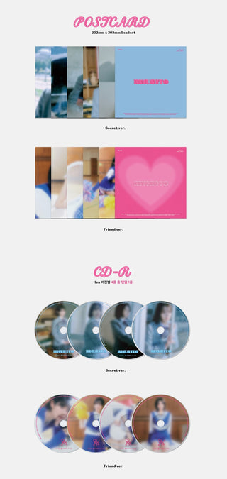 QWER 1st Mini Album MANITO Inclusions: CD, Postcard Set