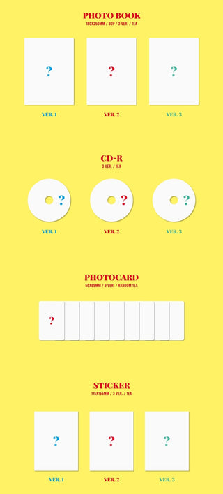 Jeong Sewoon Where is my Garden! Inclusions Photobook CD Photocard Sticker