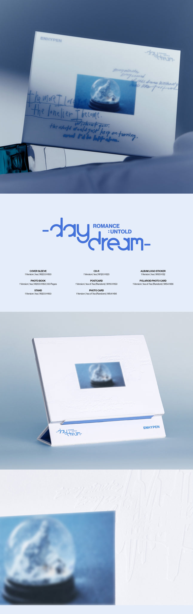 ENHYPEN 2nd Full Album Repackage ROMANCE : UNTOLD -daydream- - JAPAN Edition