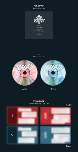 Soojin 1st EP Album Agassy - Jewel Version Inclusions: PET Cover, CD, Lyric Book