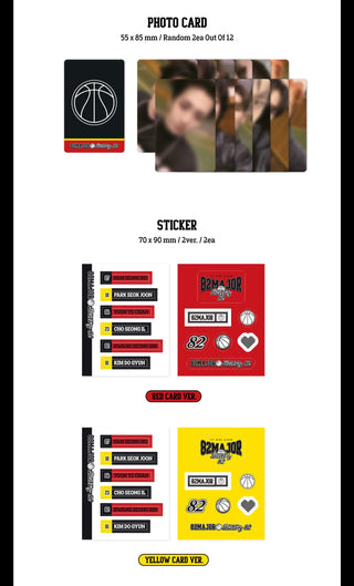 82MAJOR 1st Mini Album BEAT by 82 - POCA Version Inclusions: Photocards, Stickers