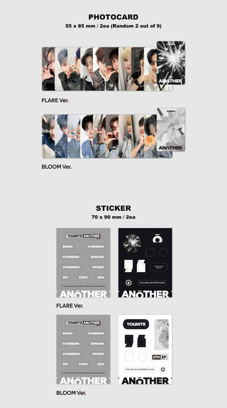 YOUNITE 6th Mini Album ANOTHER - POCA Version Inclusions: Photocards, Sticker