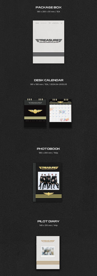 TREASURE 2024 WELCOMING COLLECTION Inclusions: Package Box, Desk Calendar, Photobook, Pilot Diary