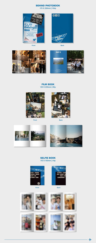 NANA TOUR with SEVENTEEN 2024 MOMENT PACKAGE Inclusions Behind Photobook Film Photobook Selfie Book