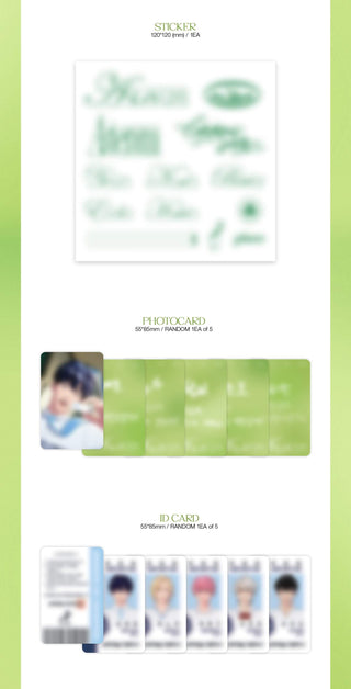 PLAVE ASTERUM: The Shape of Things to Come Inclusions Sticker Photocard ID Card