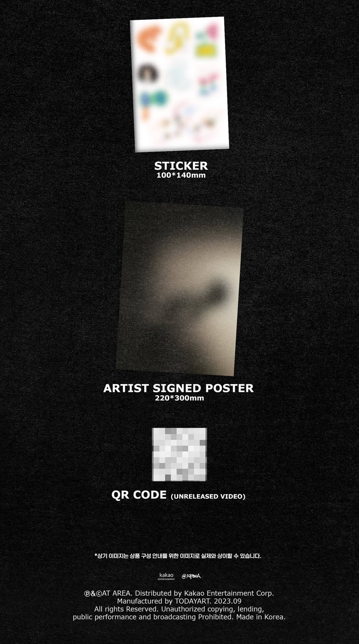 Dawn EP Album Narcissus Inclusions Sticker 1st Press Only Artist Signed Poster QR Code