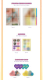 CHOBOM 1st Single Album Copycat Inclusions Folded Lyrics Poster Sticker Message Card