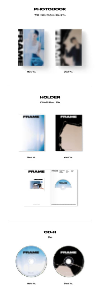 Han Seung Woo 3rd Mini Album FRAME Inclusions Photobook Holder CD