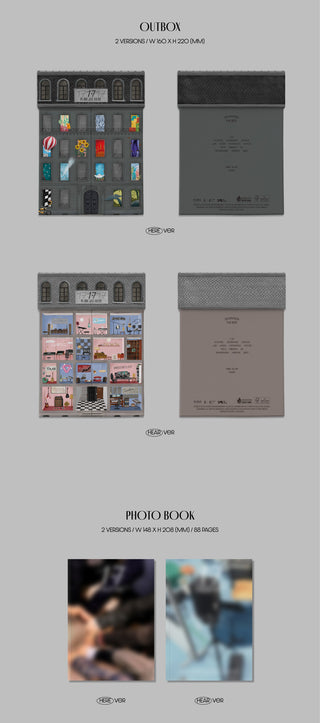 SEVENTEEN Best Album 17 IS RIGHT HERE Inclusions: Out Box, Photobook