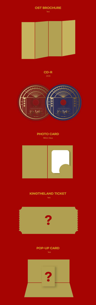 King the Land OST Inclusions OST Brochure CD Photocard Ticket Pop-up Card