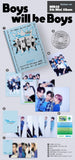 MIRAE Boys will be Boys - Curious Version Inclusions Cover Photobook CD Folding Poster Postcard Sticker Photocard