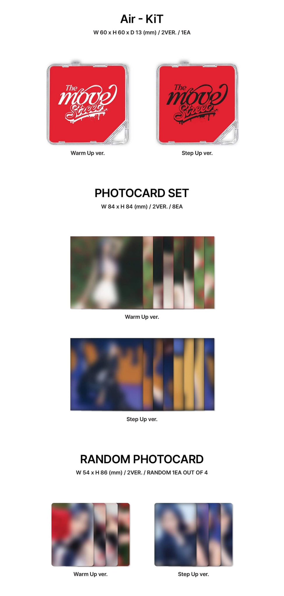 Lee Chae Yeon The Move : Street KiT Version Inclusions AiR-KiT Photocard Set Random Photocard