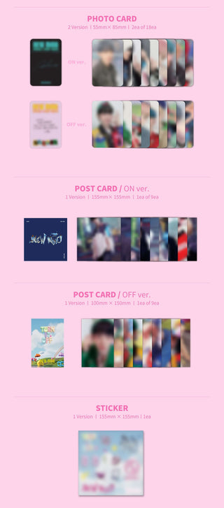 NINE.i 3rd Mini Album NEW MIND Inclusions Photocards Postcard Sticker 