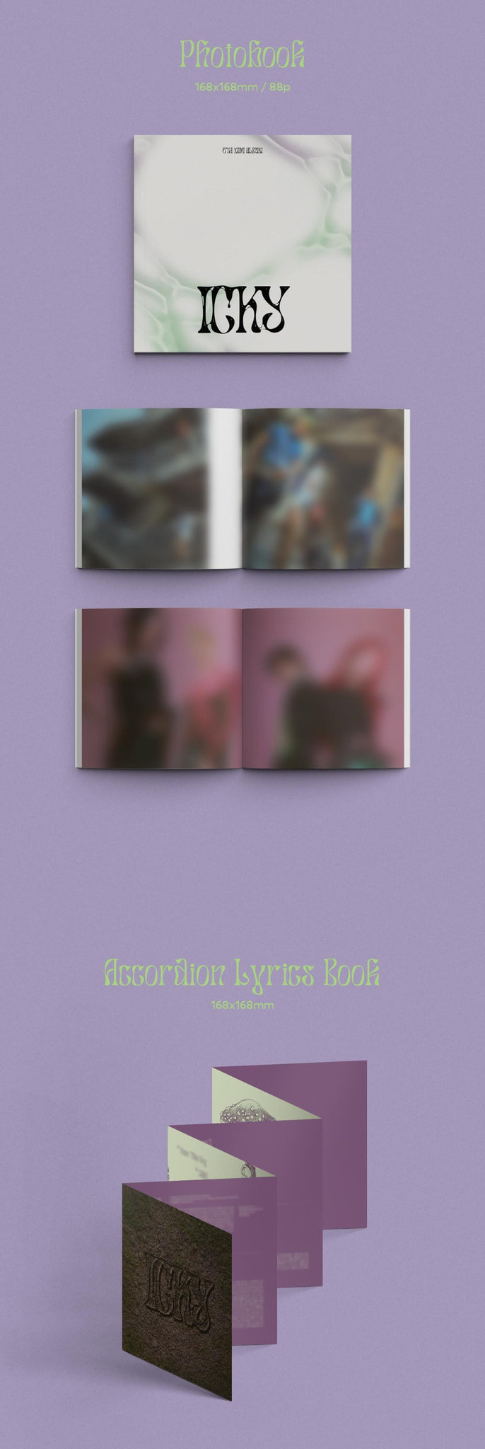 KARD 6th Mini Album ICKY - Special Version Inclusions Photobook Accordion Lyric Book 