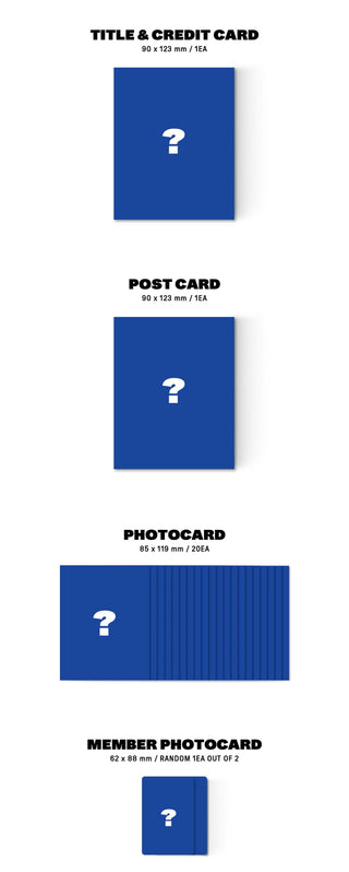 Shownu X Hyungwon THE UNSEEN - KiT Version Inclusions Title & Credit Card Postcard Photocard Member Photocard