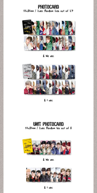 n.SSign 2nd Mini Album Happy & Inclusions Photocards Unit Photocard