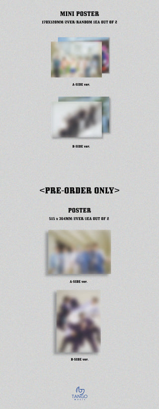 UKISS Mini Album PLAY LIST - Inclusions Mini Poster Pre-order Only Poster