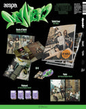 aespa MY WORLD - Tabloid Version Inclusions Tabloid Cover Sheet Of Tabloid CD Photocard 1st Press Only Poster