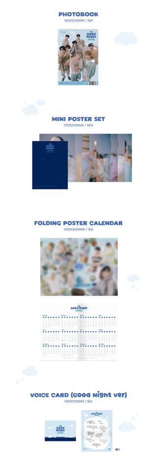 ZEROBASEONE 2024 Season's Greetings Inclusions Photobook Mini Posters Folding Calendar Voice Card