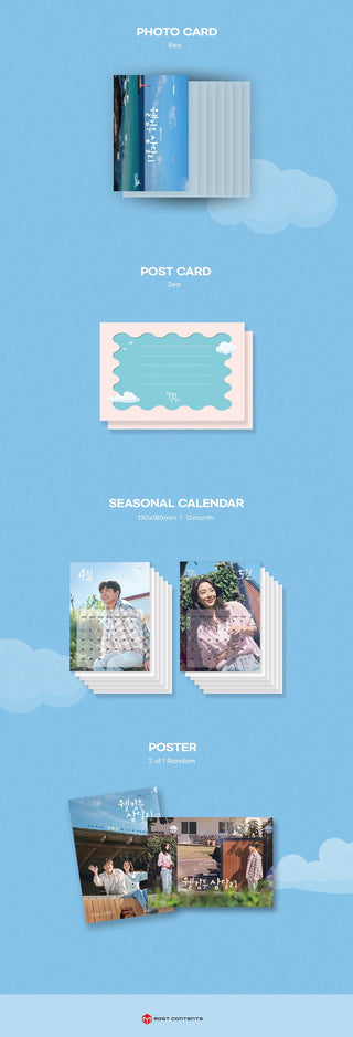 Welcome to Samdal-ri OST Inclusions Photocards Postcards Seasonal Calendar 1st Press Poster