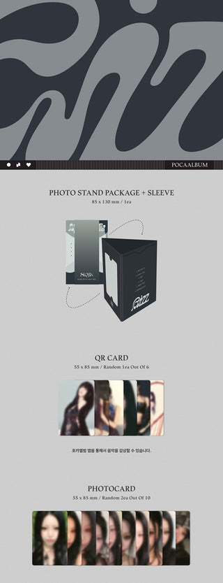 Soojin 2nd EP Album RIZZ - POCA Version Inclusions: Photo Stand Package + Sleeve, QR Card, Photocards