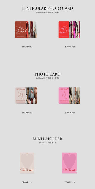 UNIS 1st Mini Album WE UNIS Inclusions Lenticular Photocard, Photocard, Mini L-holder