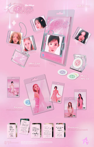 Red Velvet 7th Mini Album Cosmic - SMini Version Inclusions: Package, SMini Case, Music NFC CD, Photocard, Ball Chain