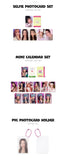 NMIXX 2024 Season's Greetings XXCENE NO.24 MIXX VILLAGE Inclusions Selfie Photocards Mini Calendar Set PVC Photocard Holder