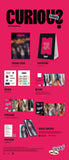 UNIS 1st Single Album CURIOUS - POCA Version Inclusions: Package Cover, Photo Stand, QR Card, Photocards, Stickers, User Guide