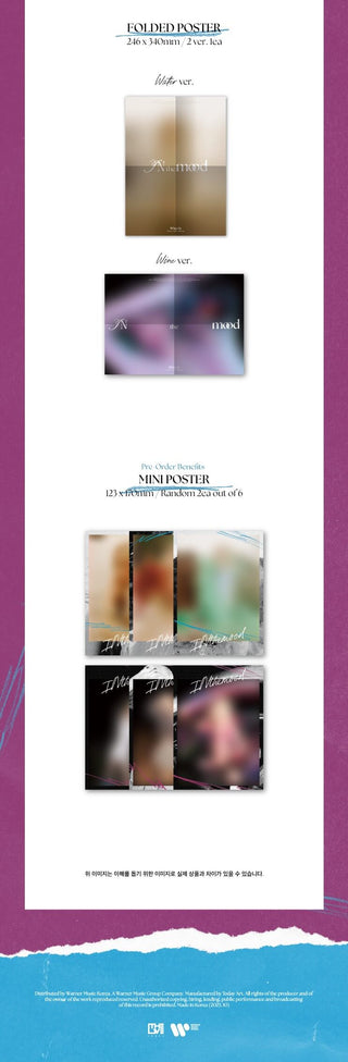 Whee In 1st Full Album IN the mood Inclusions Folded Poster Pre-order Mini Posters