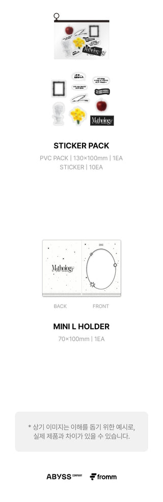 BamBam 2024 Season's Greetings My.thology Inclusions Sticker Pack Mini L-holder