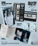 Suho (EXO) 3rd Mini Album 점선면 (1 to 3) - Tape Version Inclusions: Cover, Booklet (65 x 102 mm, 12 pages), Cassette Tape, Photocard (random 1 out of 2)