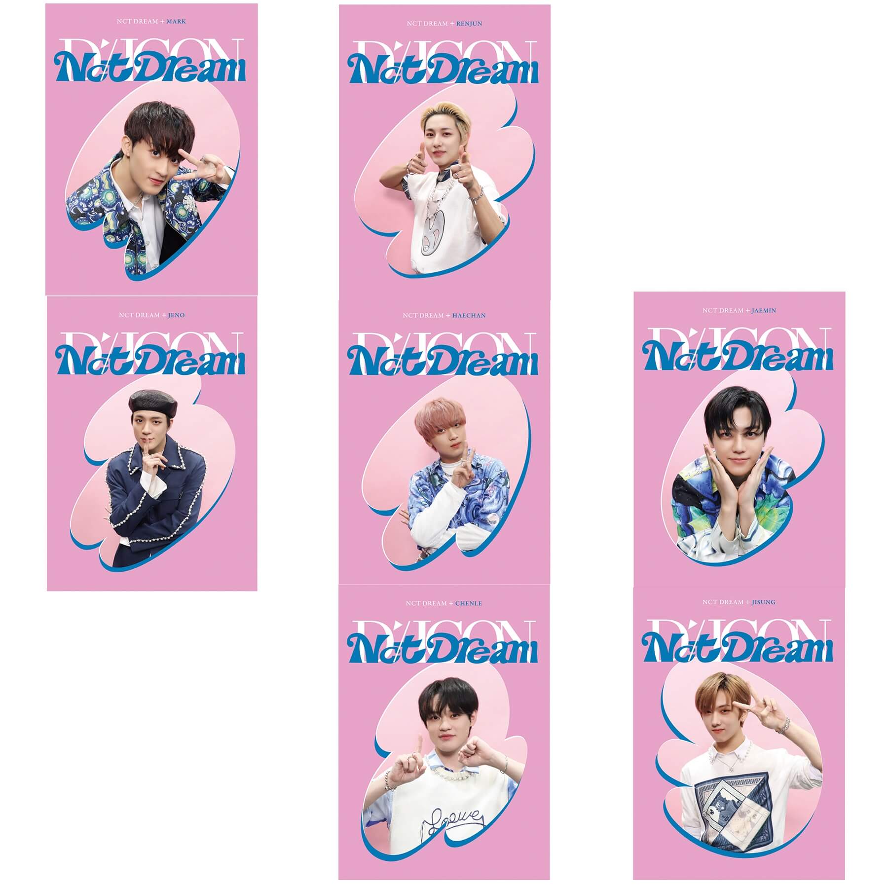 NCT DREAM DICON D’FESTA MINI EDITION Mark Renjun Jeno Haechan Jaemin Chenle Jisung